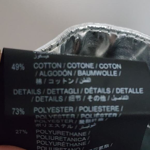 Ben Taverniti Unravel Project Lace Up Leather Skinny Stirrup Pants in Silver - Picture 12 of 14